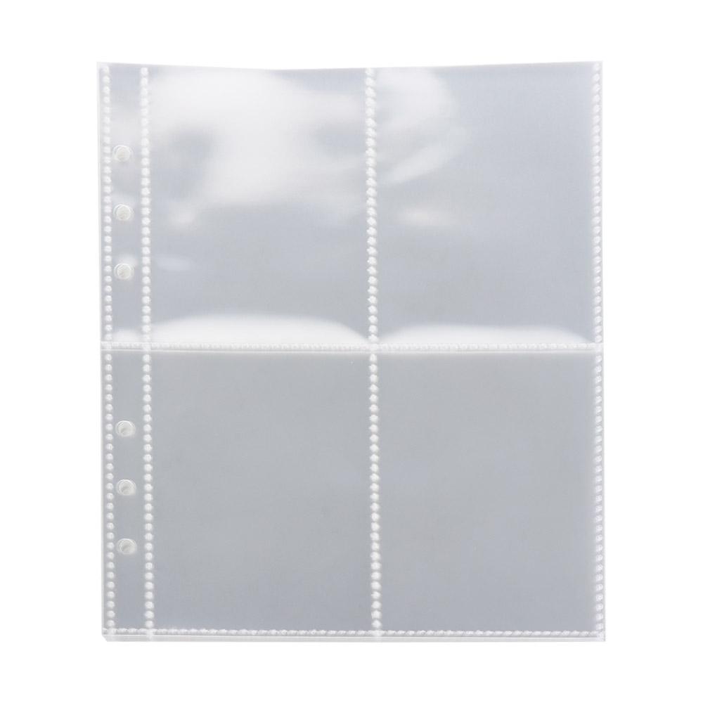 10 Stück Cartoon a6 Fotokartenhalter a6 PVC Idol Fotoalbum 4 Fächer Innenseiten Fotokarten Sammelband Schreibwaren