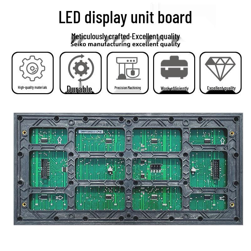 Outdoor Waterproof P10 LED Display Module: Surface Mount Red Scrolling Text Screen