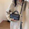 2025 spring new models this year popular fashion texture versatile handbag shoulder messenger bag small square bag women