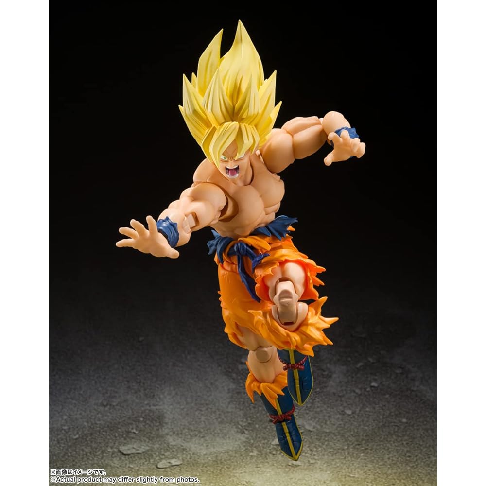 TAMASHII NATIONS S.H. Figuarts Dragon Ball Super Saiyan Goku Action Figure 145mm ABS PVC Painted Movable Figure