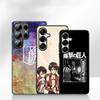 Attack on titan Eren Jaeger levi Phone Cover Case for Apple iPhone 16 15 14 Plus 13 12 Mini 17 Pro Max + 16E Air 16+ ProMax