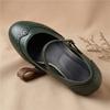 Dames hoge hakken lente en zomer nieuwe dunne hak retro gesp lichte mond enkele schoenen grote maat lage schoenen