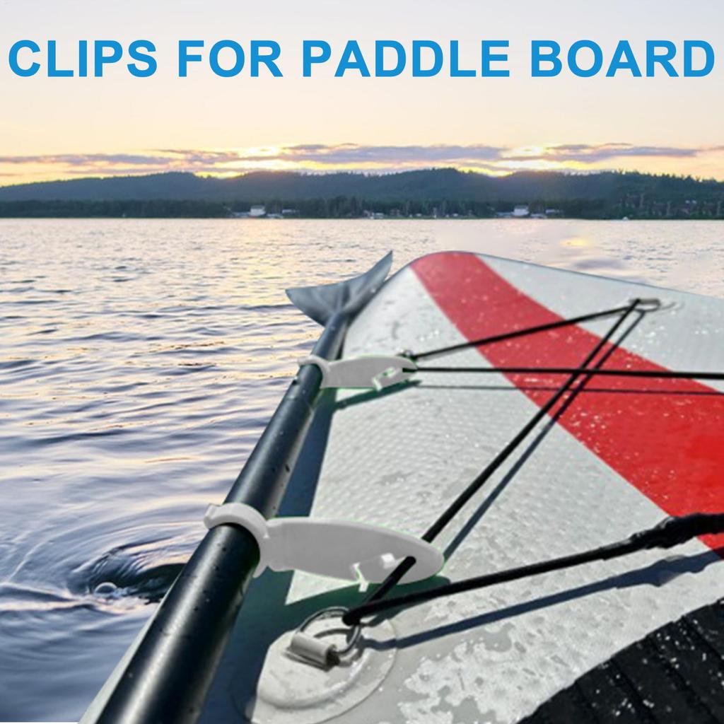 Clips for Paddle Board Stand Up Paddle Board Clip Double Padel Board Holder Expandable Fix Clamp Kayaking Water Sport Accessory