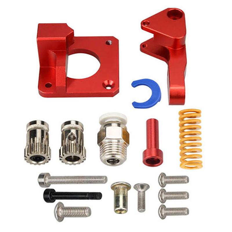 1Set Dual Gear Extruder Upgrade Motor Shaft Compatible With Cr-10S Pro Ender-3 Btech 3D Printer Dual Drive Extruder