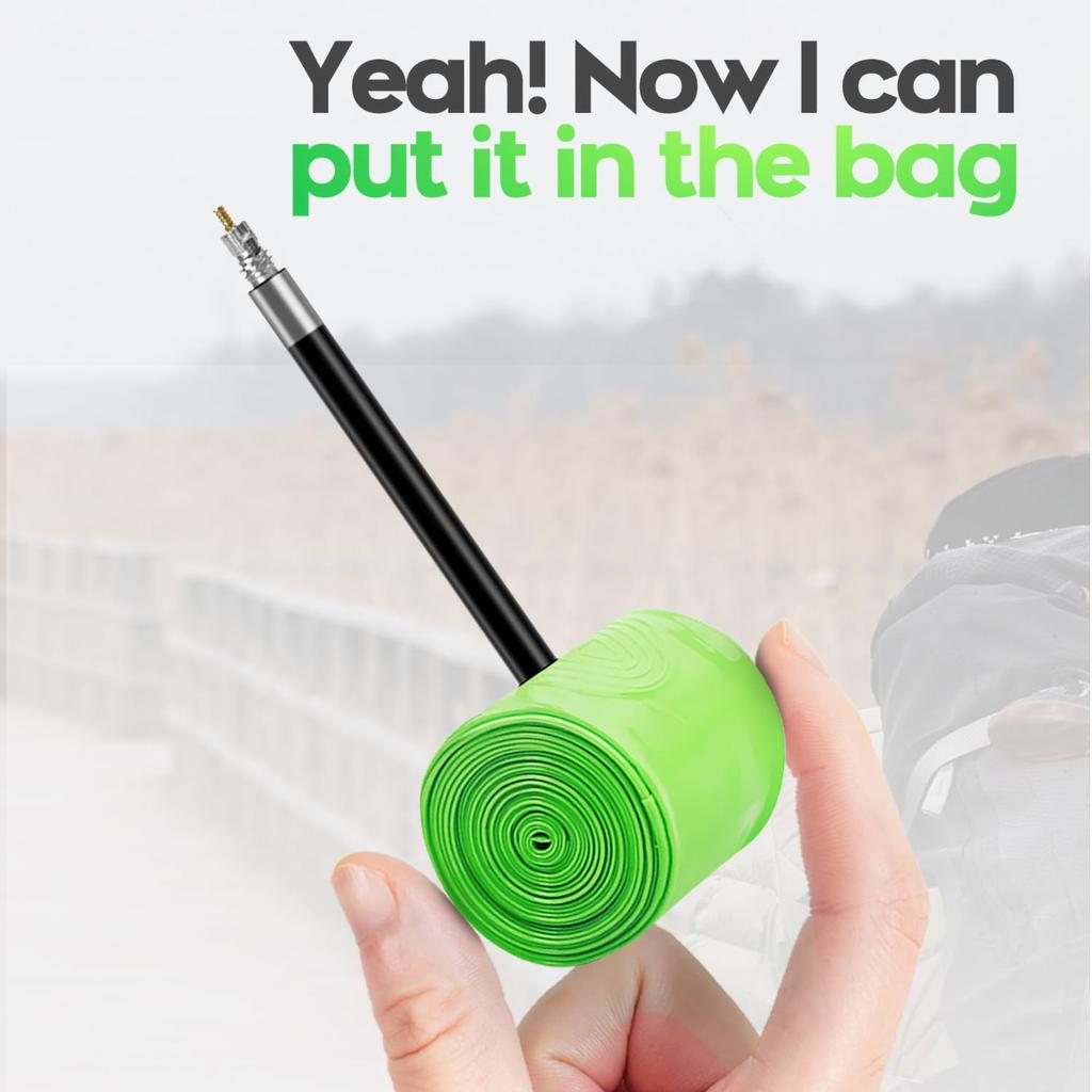 Set of two CYCLAMI 30g TPU Road Bike Inner 700C Bike 65mm Valve Japanese Instruction Manual 4 Inner Patches and 2 Inner Pry Ultra-Lightweight Tubes,