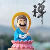 Creative trendy cute spoof Super Mario GK Lotus Buddha Mario Plumber game Obito anime