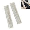 Ladies Long Fingerless Gloves Ruffled Mesh Arm Sleeves Long Arm Warmer Fingerless Glove for Women Halloween Wedding Prom