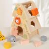 Early Education Wooden Shape Recognition Puzzle - Big Tree Wisdom House
