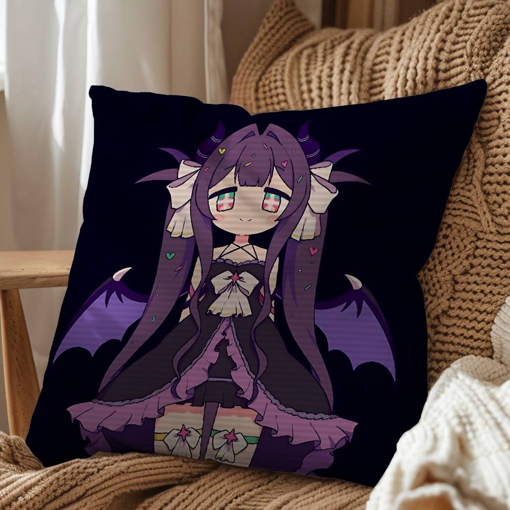 game Yunyun Syndrome Rhythm Psychosis Pillow Case Sofa Living Room Bedroom Headboard Backrest Cushion Square Cushion Nap Time