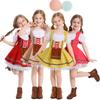 Kids Girls German Beer Festival Dress Apron Sets Outfit Children French Maid Japanese Lolita Halloween Cosplay Costume