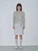 Text Room Marlene Midi Skirt_Cream