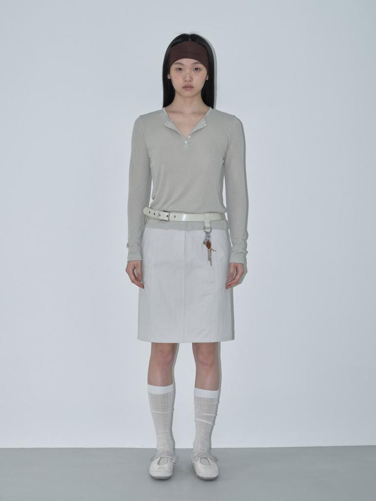 Text Room Marlene Midi Skirt_Cream