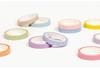 YUBX Masking Macaron Washi Low Saturation for DIY Gift and Gift Decorations Tape, 12-Piece Set, Tape, Colors, Crafts, Journals, Planners, Scrapbooks,