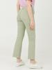 DOYOUKNOWMC 25Ss Thin Cotton Stretch Waistband Semi-Bootcut Lengthen Light Olive Green Pants