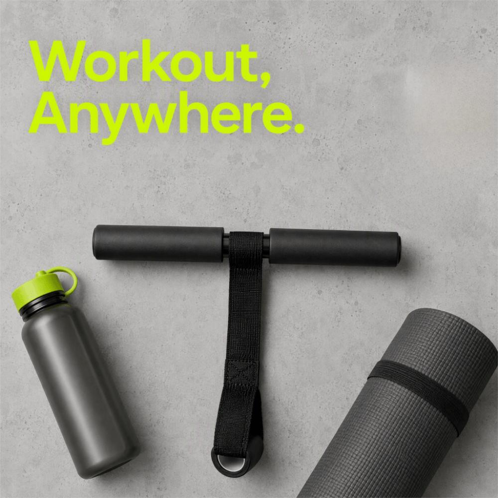 Stainless Steel Sit Up Assist Device Black Core Workout Equipment Abdominal Trainer  Home Workout