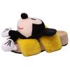 One-word Three-dimensional Mickey Thick-soled Fluffy Slippers Autumn and Winter Fashion Cartoon Outer Wear Warm Girls Half-towed Cotton Slippers