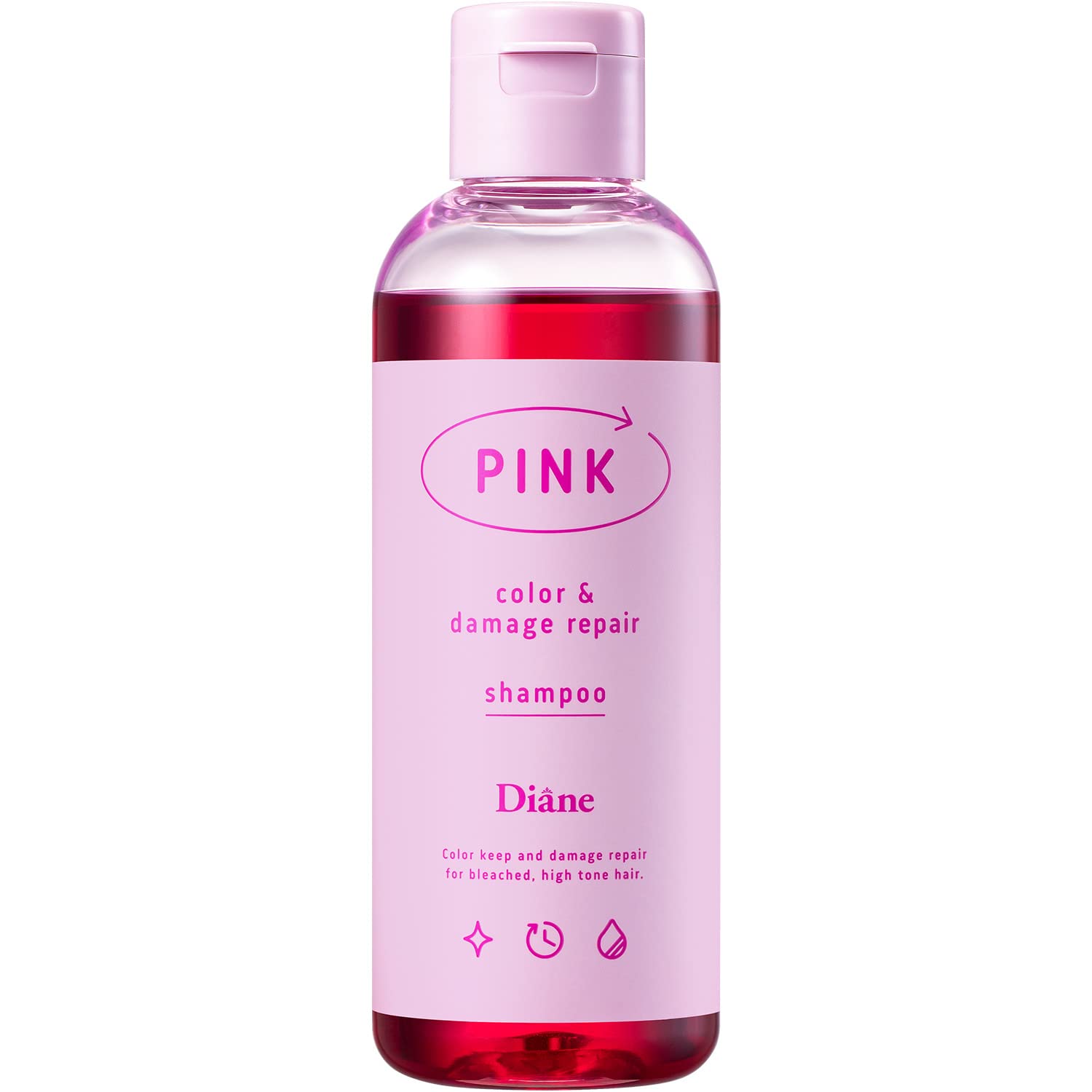 

Diane Color Shampoo Pink [Reduces yellowing, charges color & repairs damage] Warm colors 200ml