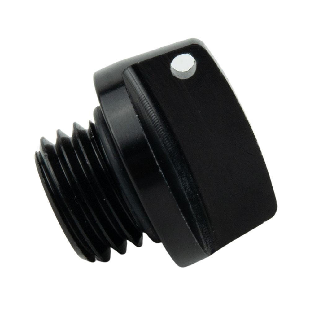 Aluminum Oil Filler Cap Black Oil Filler Cap Screw-on
