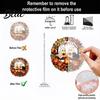 Pumpkin Party Decor Halloween Acrylic Hanging Decoration Cartoon Ghost Ornament with Reusable Holiday Ornaments Bell Suncatcher for Indoor