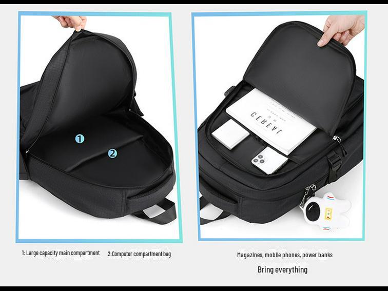 Trendy Large Capacity Backpack for Students - Lightweight, Stylish, and Perfect for Travel