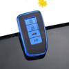 4 Buttons TPU Leather Car Key Case Cover Bag Holder For Lexus NX GS RX IS ES GX LX RC 200 250 350 LS 450H Keychain Protector Accessories