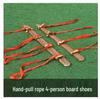 Teamwork Wooden Clogs for Plank Racing - Fun Sports Props