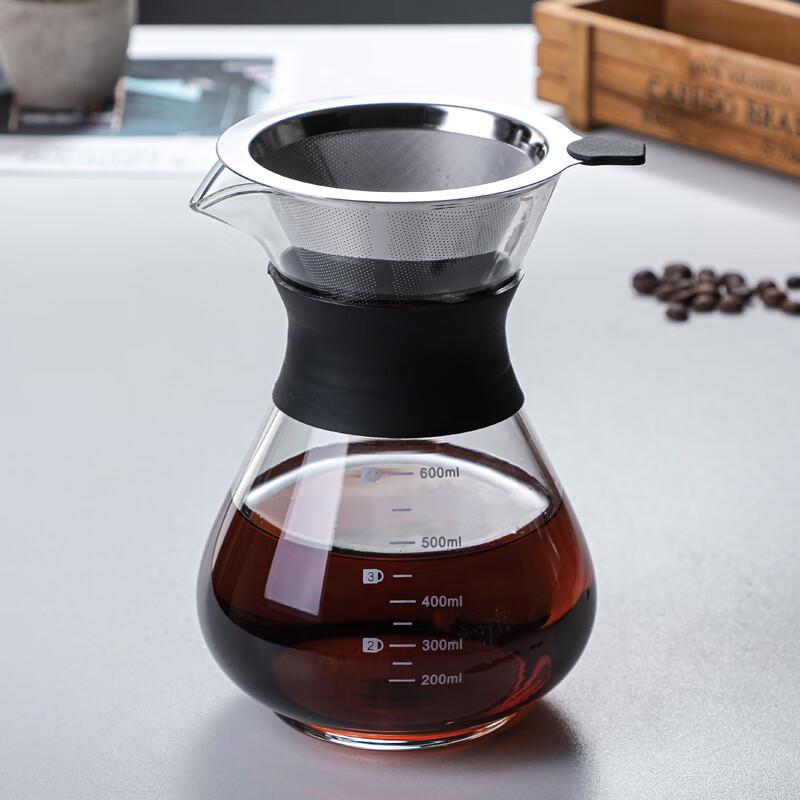 LISM Glass Hand Pour Coffee Maker Set