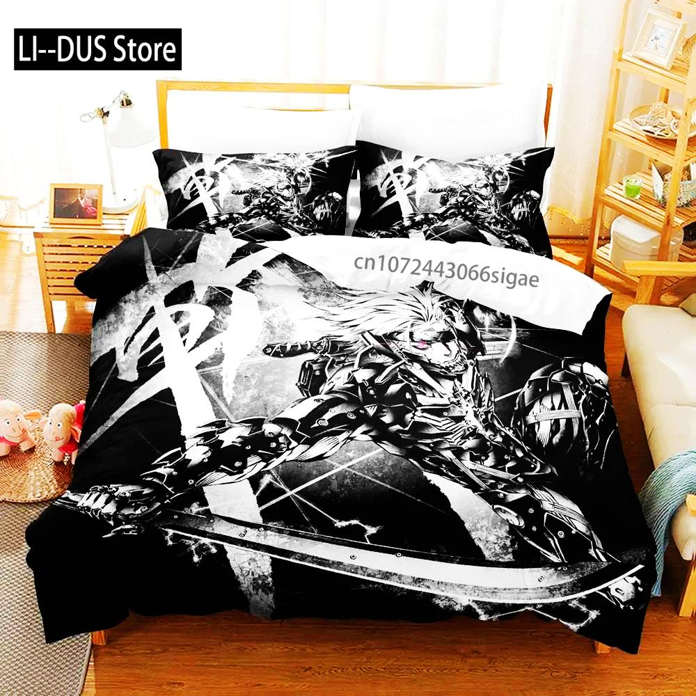 Metal Duvet Cover Set For Adults And Boys Bedroom 2025 Duvet Cover Bed Set Quilt Cover Pillowcase Single Double Queen King Size