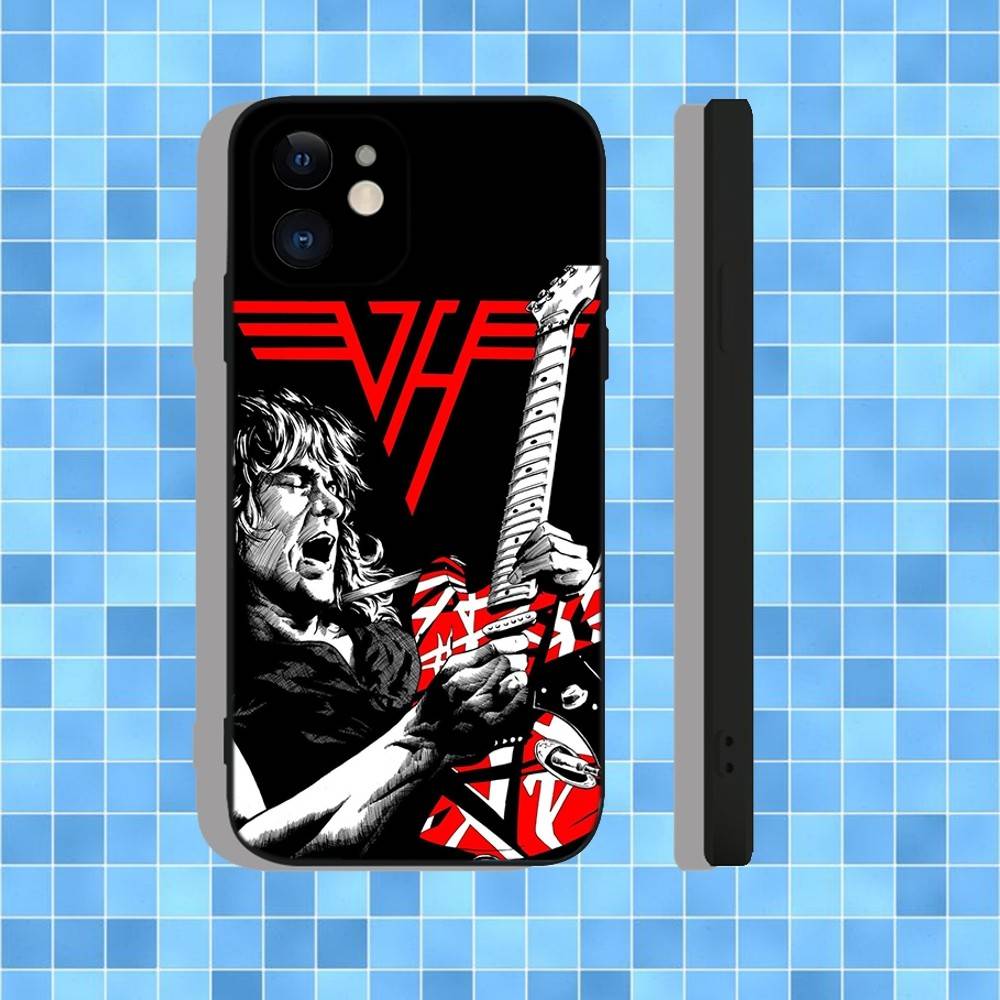V-Van Halen 5150 Phone Case For iPhone 17,16,15,14,13,12,11,Pro,Max,Plus,Air,X,XS,XR,SE,8,7,Mini,Soft Black Case