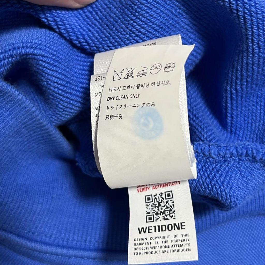 [USED] WELLDONE Hoodie, Blue Pullover, G-Dragon, Korea