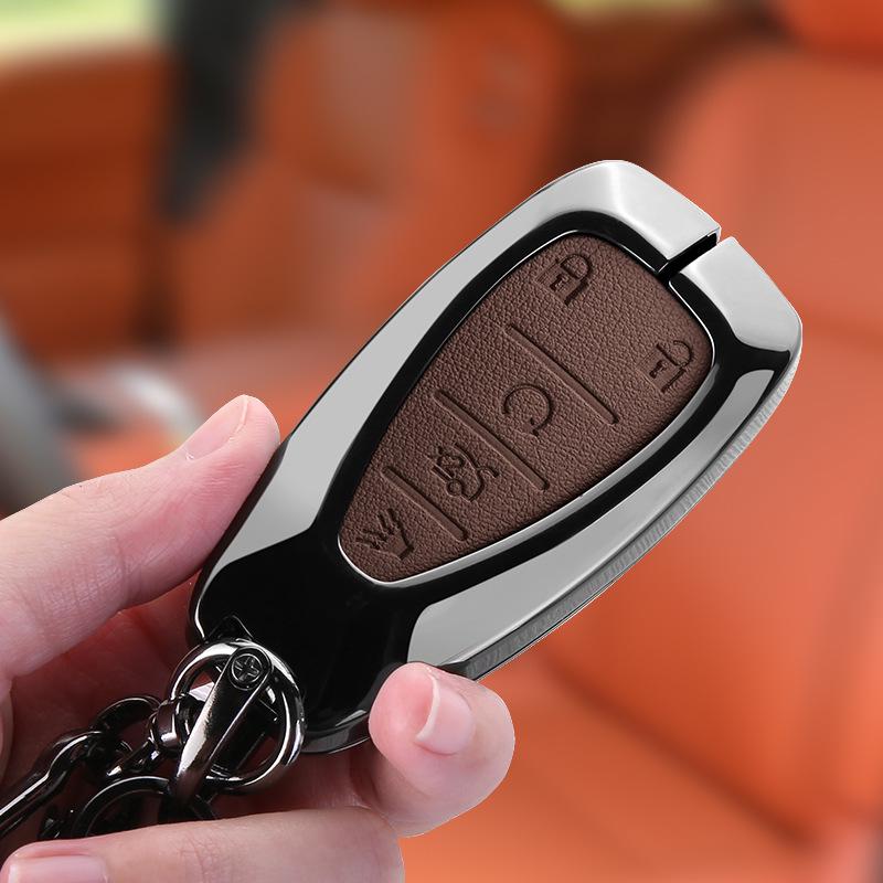 Premium Key Cover for Chevrolet Cruze, Malibu, Covoz, Sail 3, and Trax