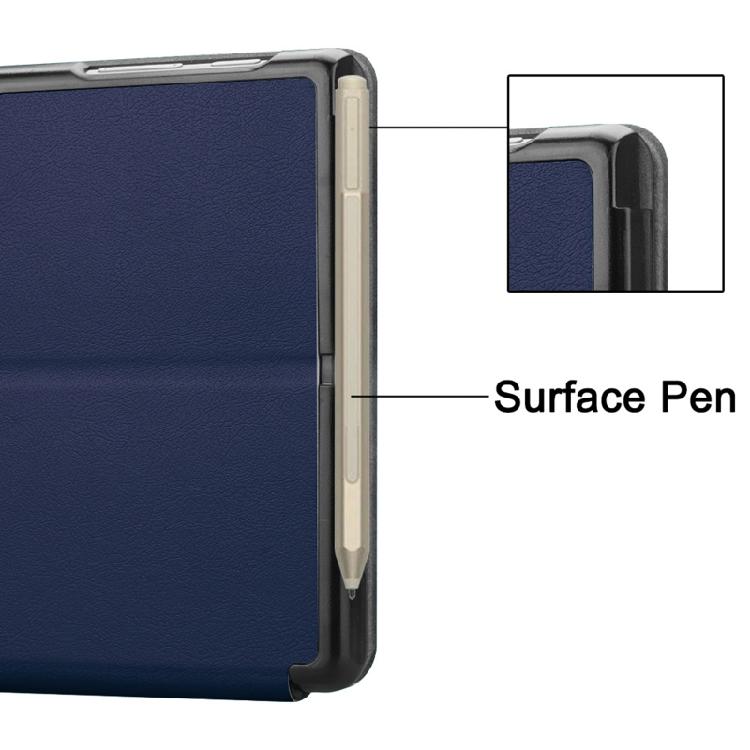 for MicrosoftSurfaceGo 2 Case,PU Leather Folio 2-Folding Stand Cover for Cas