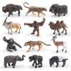Childrens Wild Asian Elephants Sloths Musk Oxen Tapirs Animal Pvc Figurine Set With Realistic Details For Educational Play