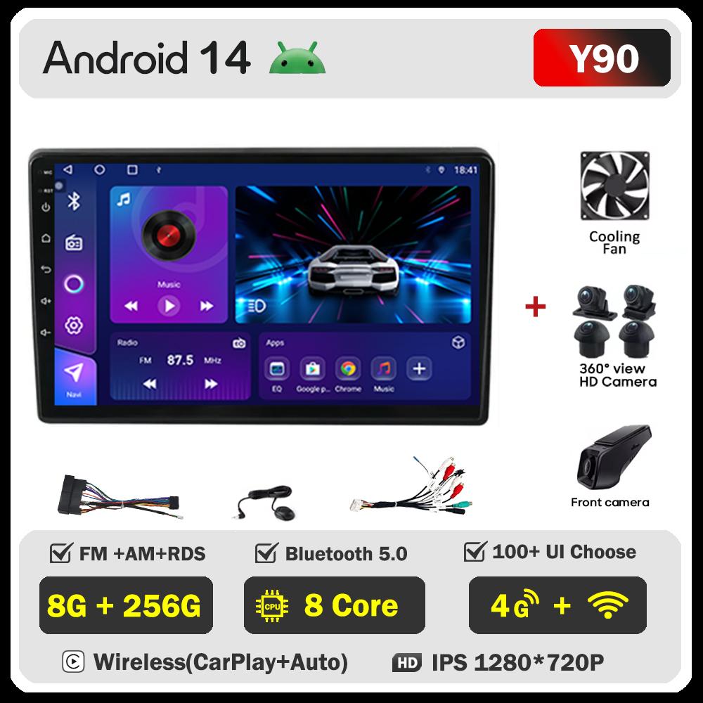 For Hyundai I40 2011-2019 Car Radio Player Car Carplay Screen Autoradio Mirror Link Car Intelligent Systems Touch Screen 8 Core