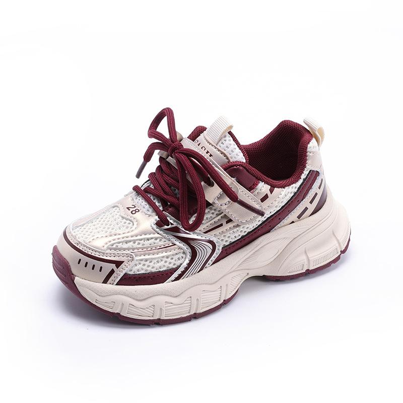 

Детская сетчатая дышащая спортивная обувь 2025 ранняя весна взрыв обувь для малышки мягкая подошва нескользящая обувь для папы повседневная обувь для мальчиков 27-31 yards 5 pairs in one hand