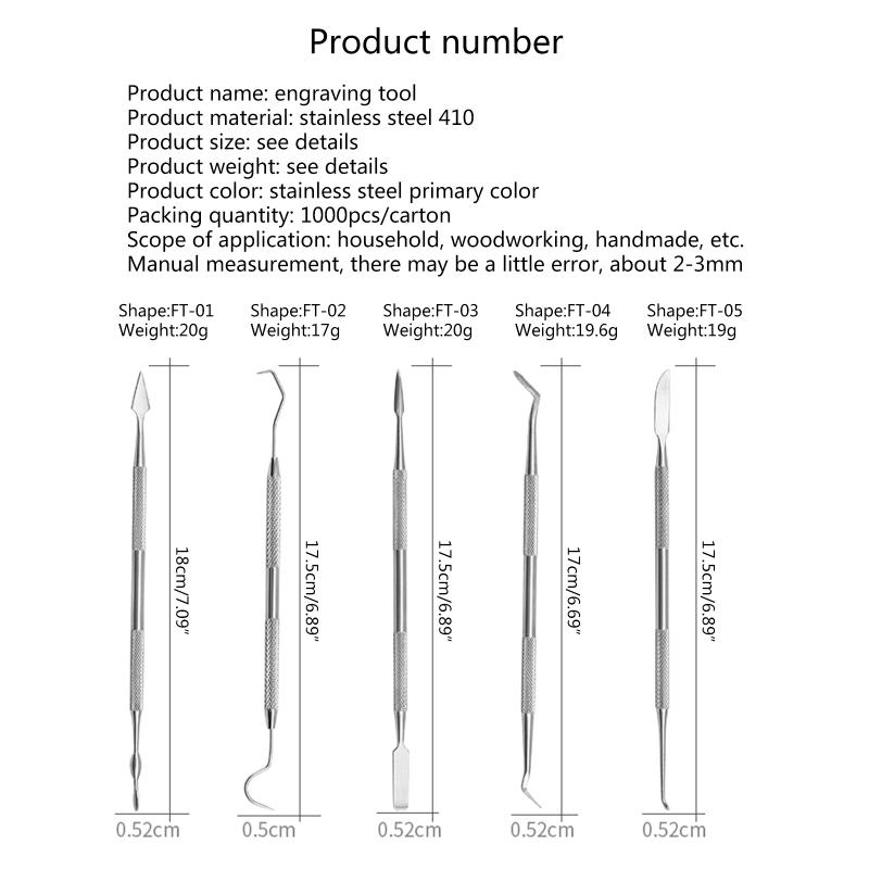 12x Wax Carving Tools Stainless Steel Clay Sculpting Tools Pottery Picks Tools