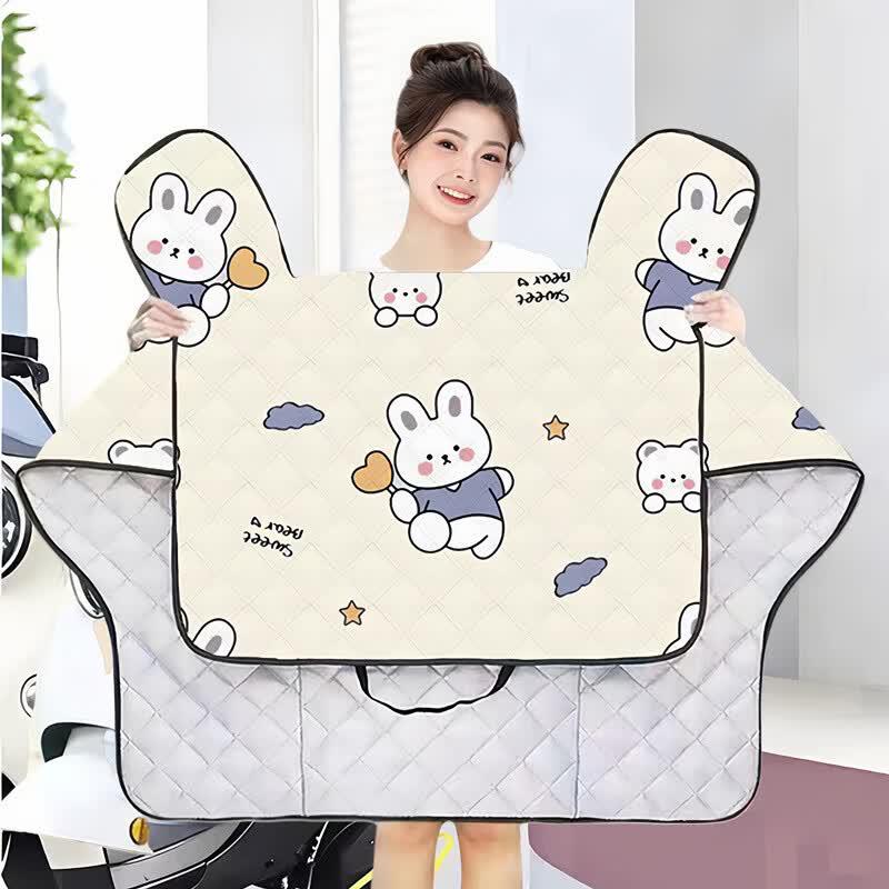 SPACEXPERT Electric Vehicle Windproof Rain Sunscreen Cover