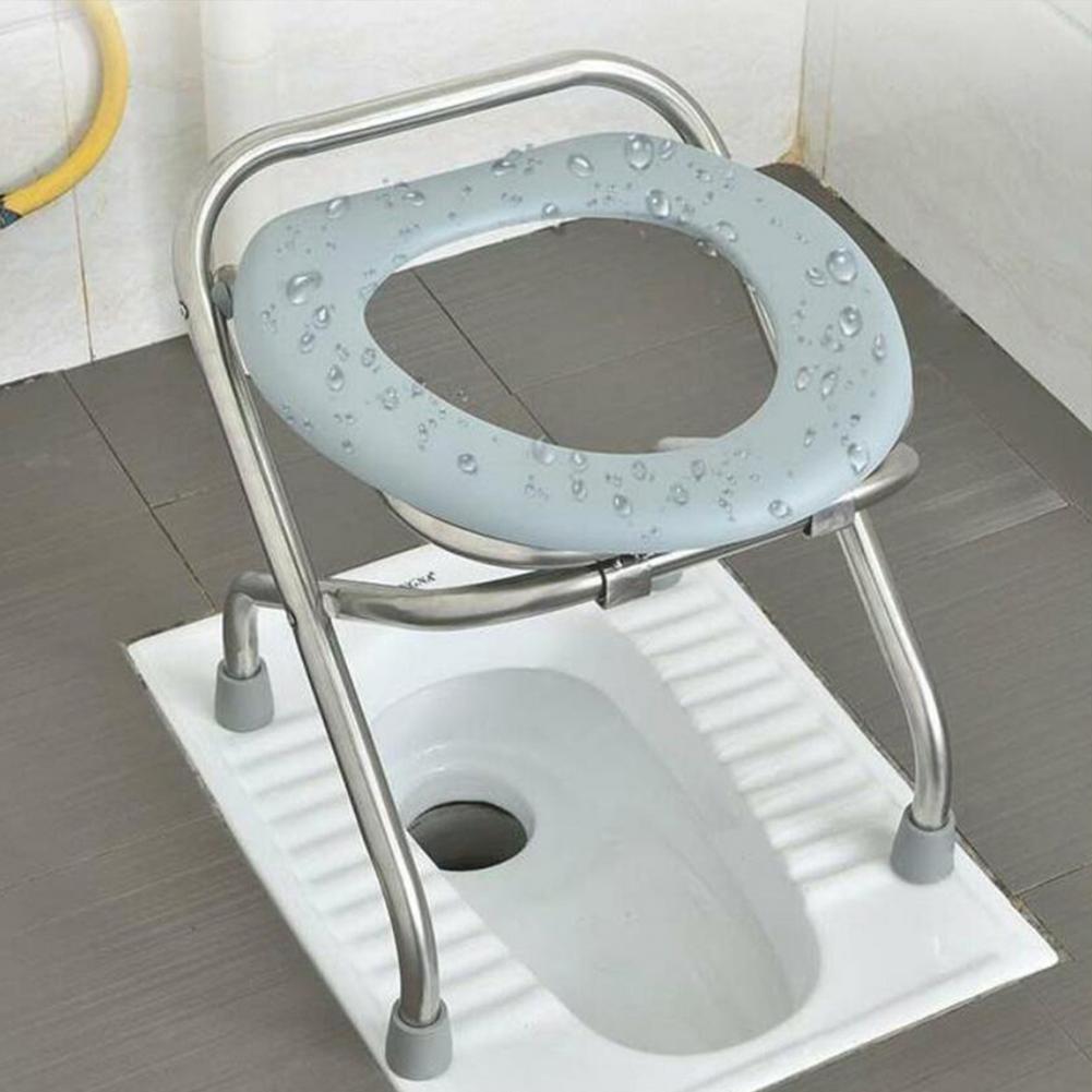 

Folding Commode Portable Toilet Seat Portable Potty Chair Comfy Commode Chair Perfect for Camping Hiking Trips China Mainland