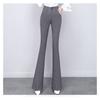 Elegant Long Office Lady 2022 Summer High Waist Women's Wide Leg Capris Suit Pants for Women Skinny Flare Pants Woman Trousers
