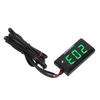 Motorcycle Digital Water Temperature Gauge Ultra Thin DC 12V LCD With 18mm Sensor Adapter for Most Motorbikes Green