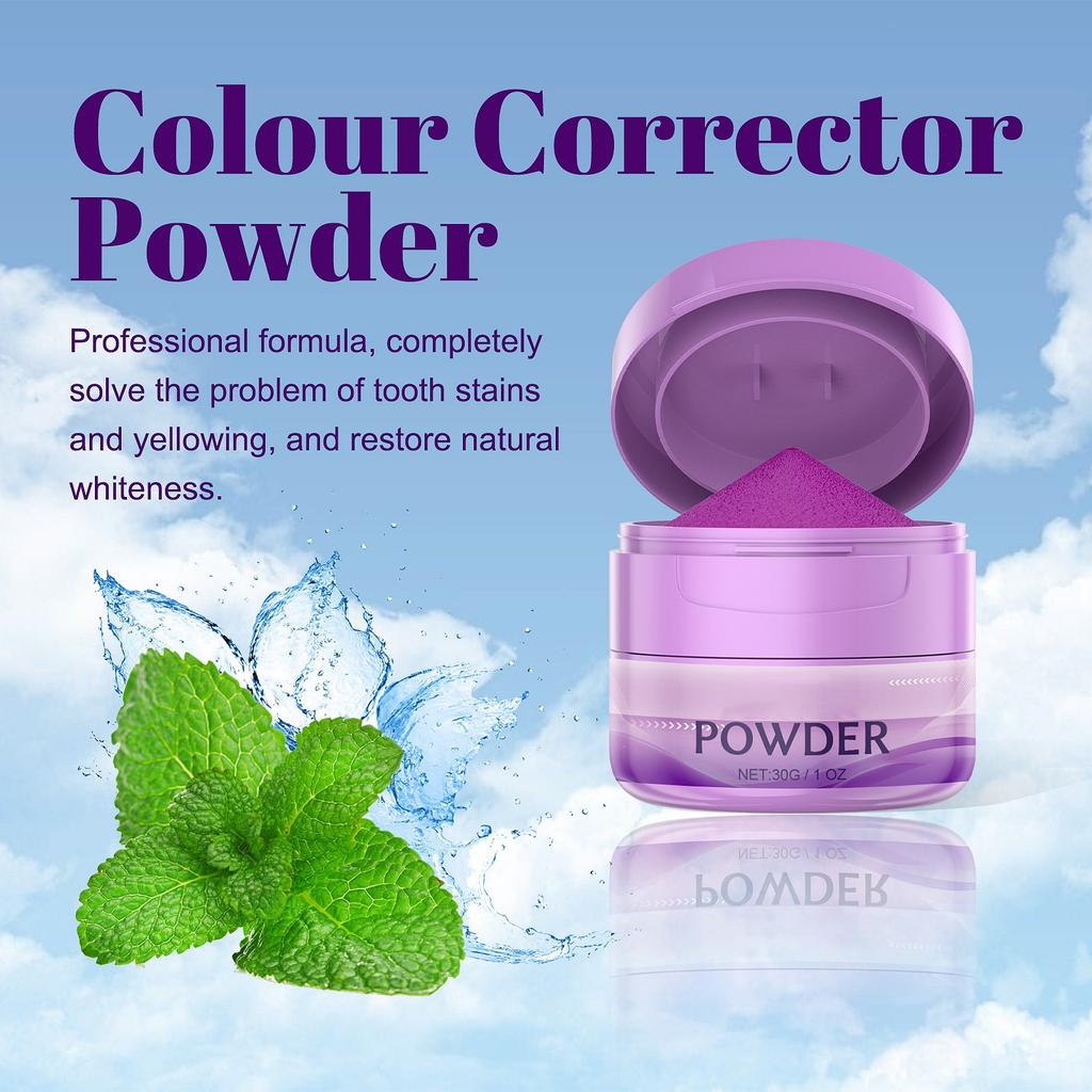 Proszek do Wybielania Zębów Usuwacz Przebarwień Czyszczenie Jamy Ustnej Świeży Oddech Proszek do Zębów
