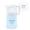 BRITA Water Filter, Jug-Style, Tested for PFOS/PFOA Removal, Filtered Water Capacity: 1.15L (Total Capacity: 2.2L) [Official Japanese Product] Include