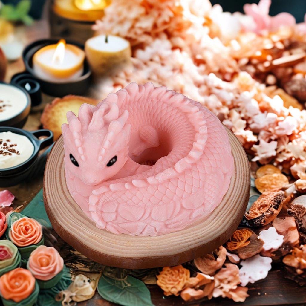 Dragon Shape Silicone Molds Making Mousses Cake Molds Decorating Baking Tool for Making Chocolate Fondant Dessert