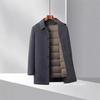 Women's Pure Wool Knit Cardigan: Autumn/Winter 2025, Thickened Lapel, Zipper, Lazy Style Sweater.