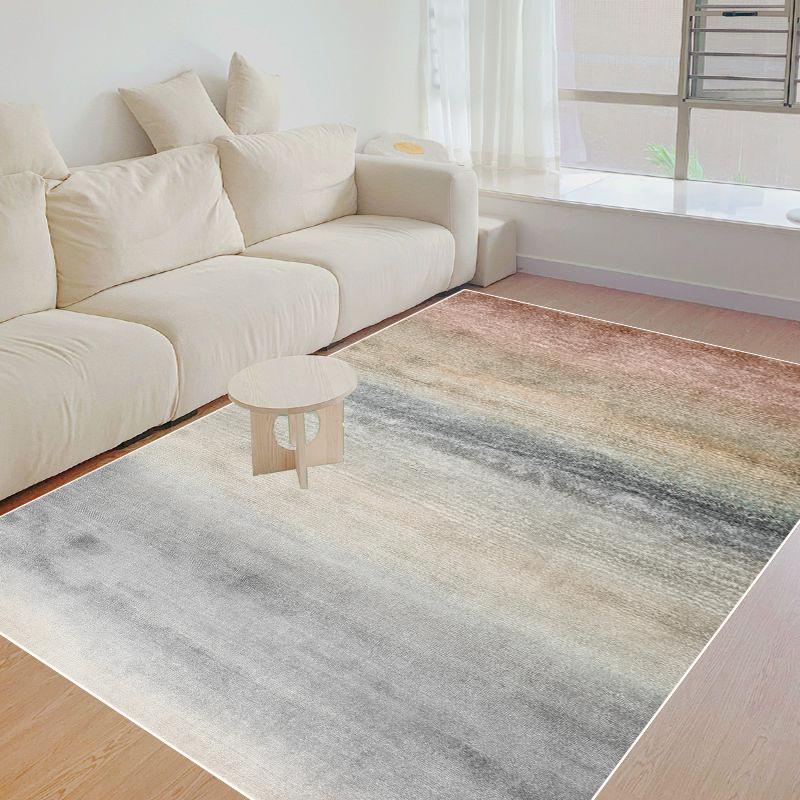 Modern Green Simplicity Carpets for Living Room Abstract Home Decor Light Luxury Rugs Washable Lounge Rug Non-slip Bedroom Mat