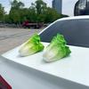 Unique Vegetable Car Decor Waterproof Car Trunk Decor Creative Simulation Lettuce Ornament  Travel