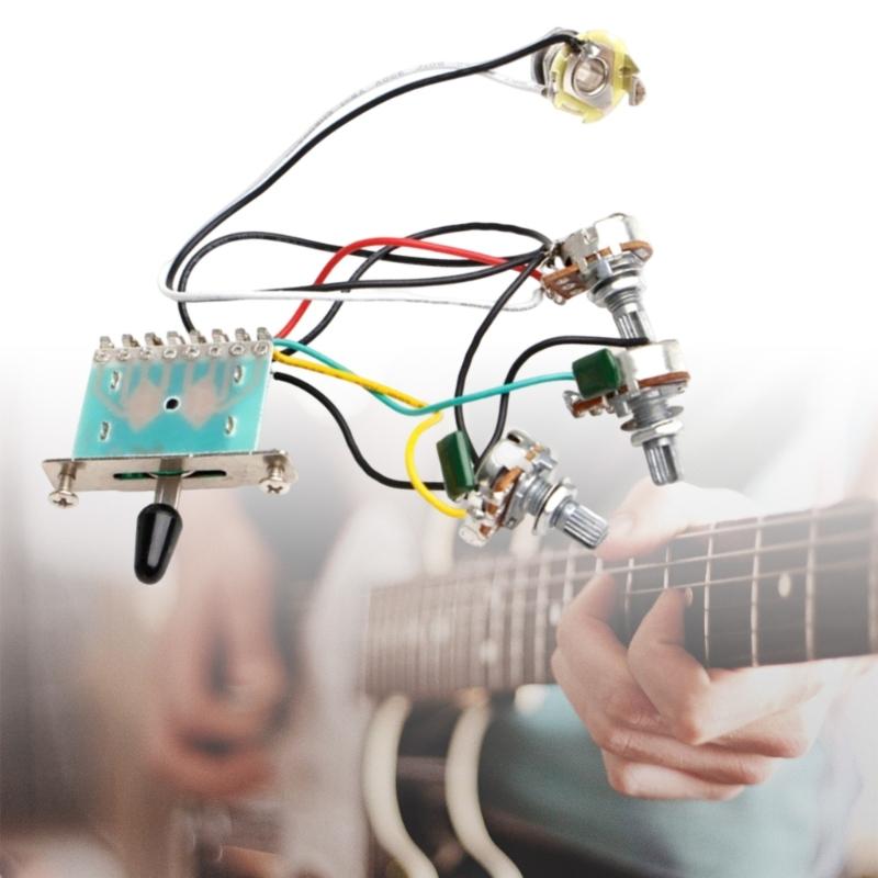 Premium Electric Guitar Wiring Harness Guitar Repair Component Pickup Harness Suitable for Clear Signal and Rich Tone