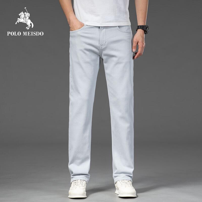 POLOMEISDO Men's Business Casual Stretch Straight-leg Jeans