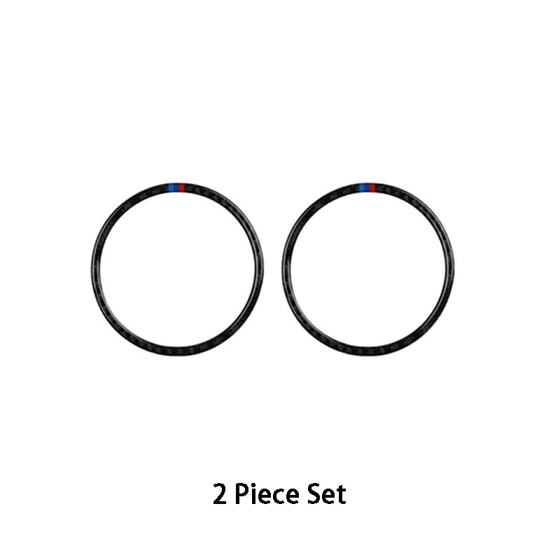 

4 шт., углеродное волокно, автомобильное дверное кольцо, отделка, внутренние наклейки, Стайлинг автомобиля для BMW, новый X3 X4 G01 G02 G08 2018-2022, автомобиль 2 Piece Set