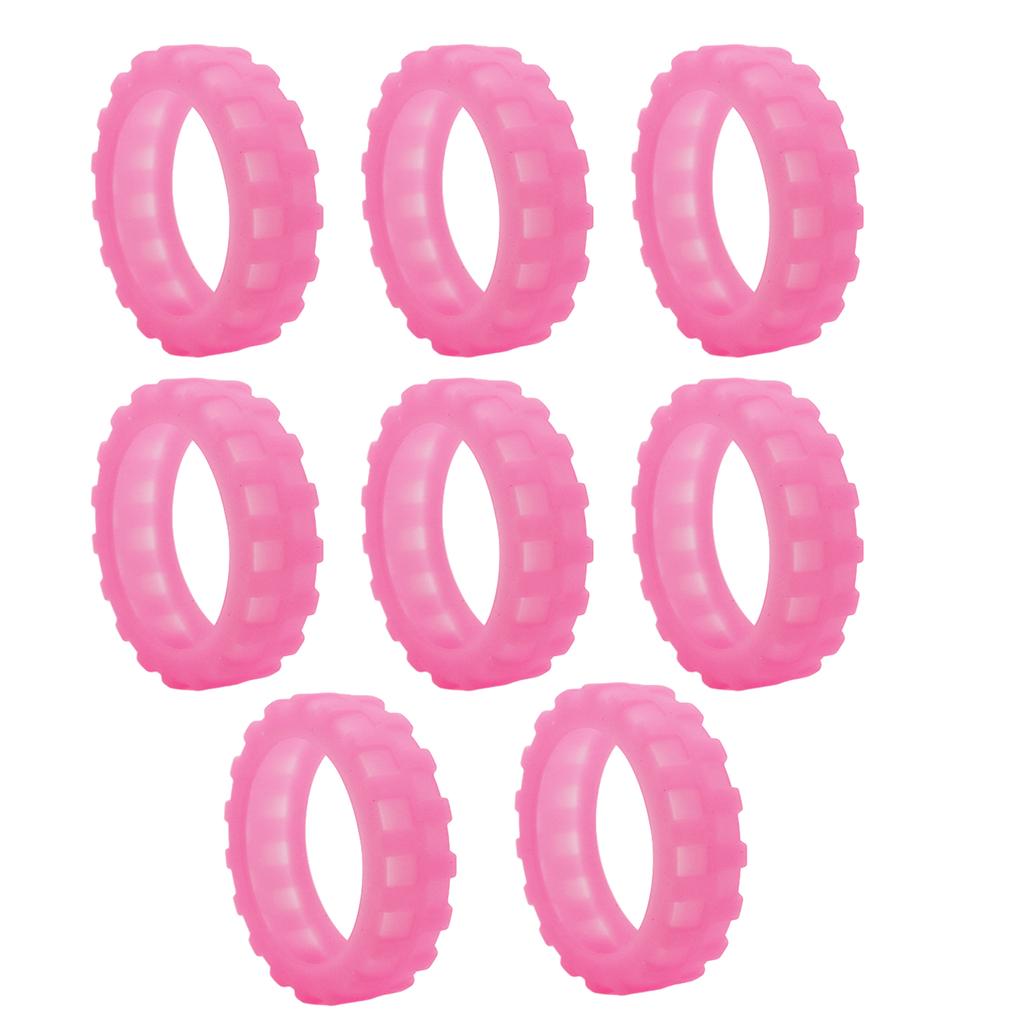 8 Pieces Luggage Wheel Protector Covers Luggage Wheel Covers Reduce Noise and Protect Your Suitcase Wheels for Men Women